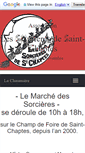 Mobile Screenshot of les-sorcieres-de-st-chaptes.com